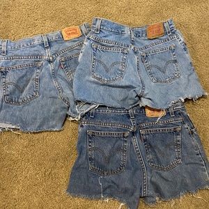 Vintage Levi’s 550 cutoffs bundle